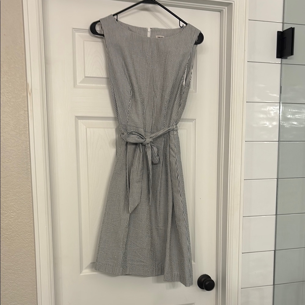 Anne Klein Gray Sheath Midi Dress